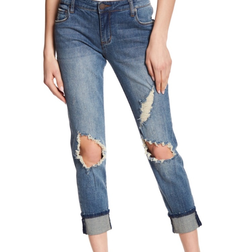 STS blue destroyed boyfriend jeans